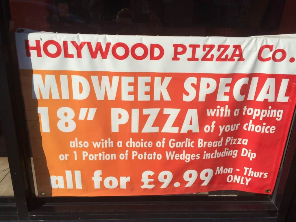 Holywood Pizza Meal Deal