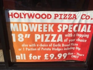 Holywood Pizza Meal Deal