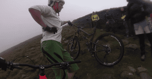 Mountain Biking on Slieve Donard Mournes Northern Ireland