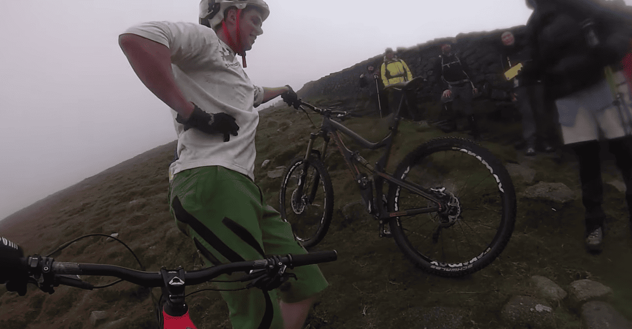Mountain Biking on Slieve Donard Mournes Northern Ireland